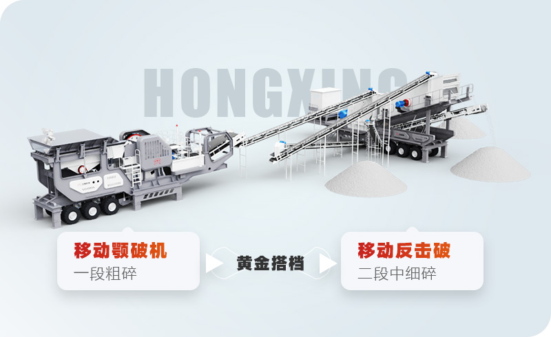 靈活現(xiàn)場，可自由專場的巖石移動破碎站全圖