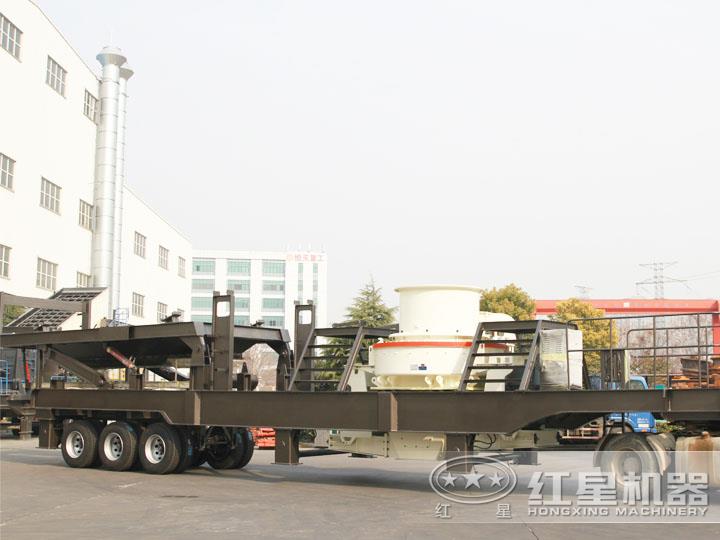 移動(dòng)柴油打砂機(jī)，可一鍵智能操作，液壓控制