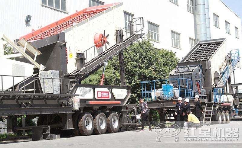 車載移動(dòng)磕石機(jī)，現(xiàn)貨提供，搭配多樣