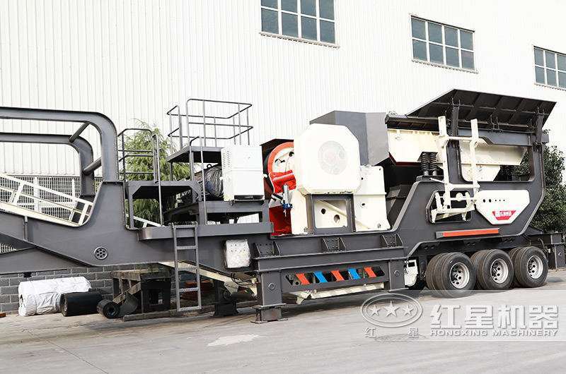 鄂破移動破碎機(jī)破碎比大，進(jìn)料粒度≤500mm