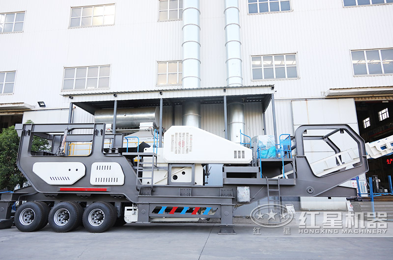 車載移動(dòng)顎破機(jī)，給料粗碎一體機(jī) 