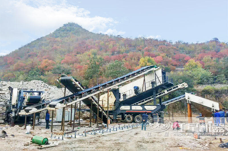 機制砂加工現(xiàn)場，半年收回成本