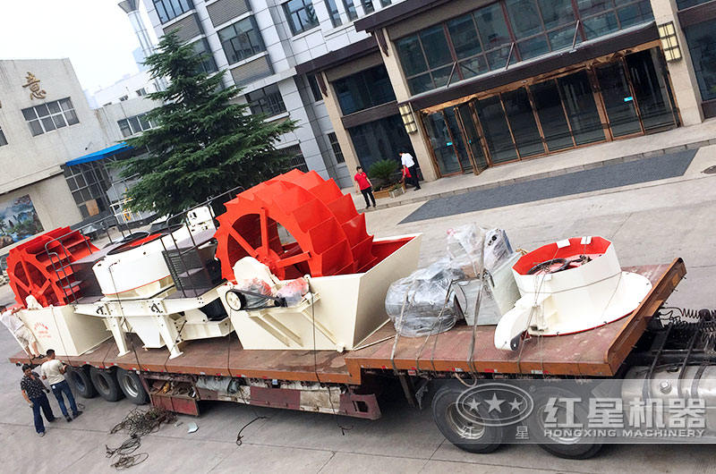 全套機(jī)制砂洗沙設(shè)備現(xiàn)貨，專車運(yùn)輸并免費(fèi)安裝