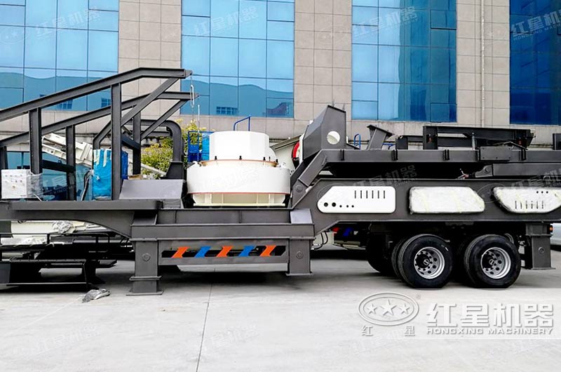 沖擊式車載制砂機(jī)，制砂級(jí)配合理