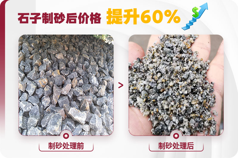 石子制砂后利潤(rùn)高，經(jīng)濟(jì)效益好