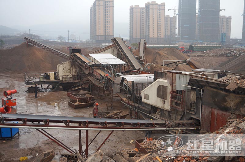 河南客戶(hù)建筑垃圾處理廠