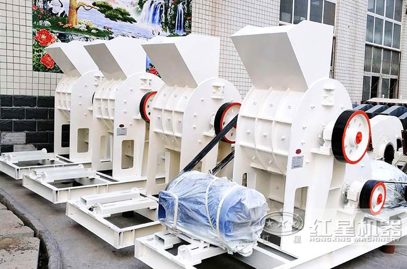 雙轉子粉碎機，占地面積小